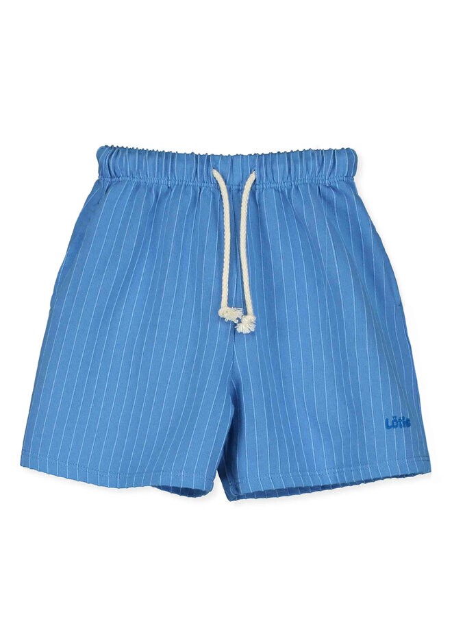Bermuda Pockets - Lotie Embroidery Baja Blue - Lotiekids