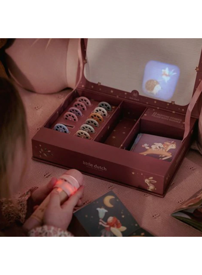 Verhalen Projector Zaklamp - Roze - Little Dutch