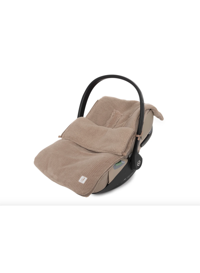 Voetenzak - Cloudy Rib - Milky Coffee - Jollein