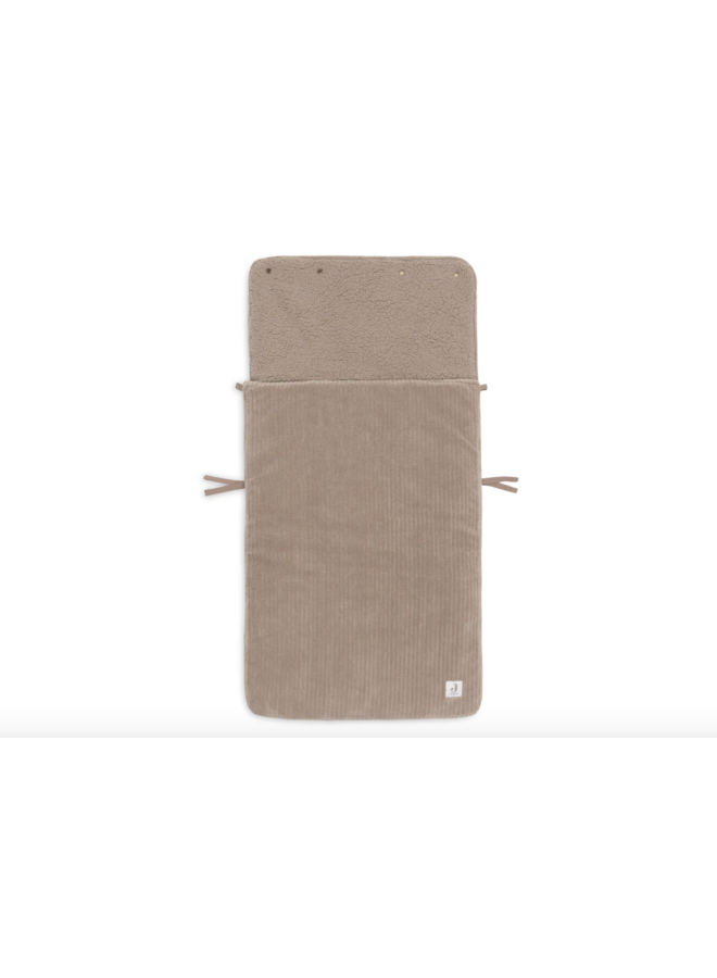 Voetenzak - Cloudy Rib - Milky Coffee - Jollein