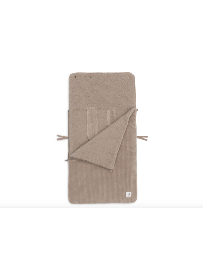 Voetenzak - Cloudy Rib - Milky Coffee - Jollein