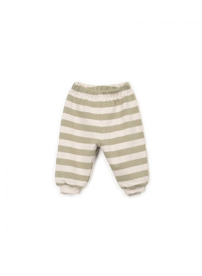 Sweatpants Stripes Sage - Play Up