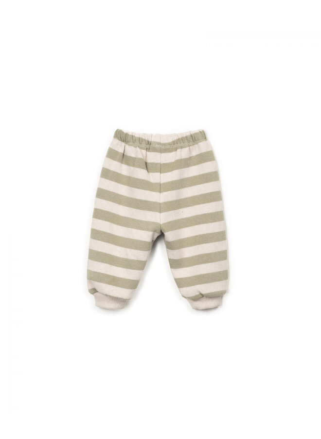 Sweatpants Stripes Sage - Play Up