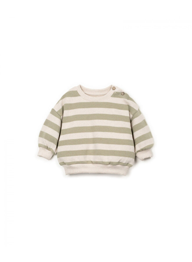 Sweater Stripes Sage - Play Up