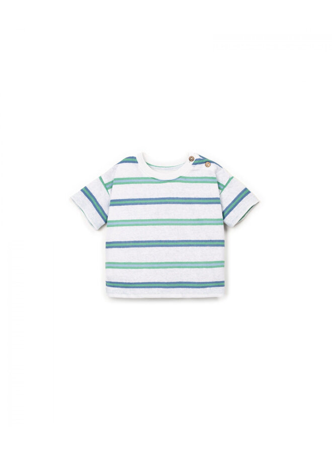 Jersey T-Shirt Stripes Blue - Play Up