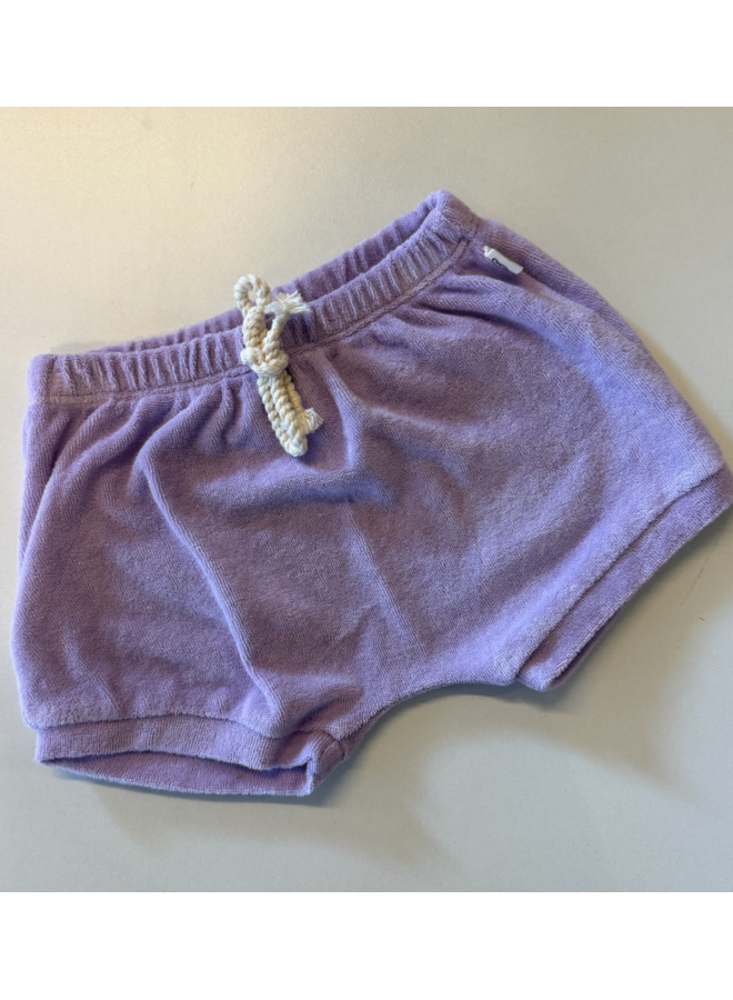 Soft Terry Shorts Rowan - Lavender - My Little Cozmo