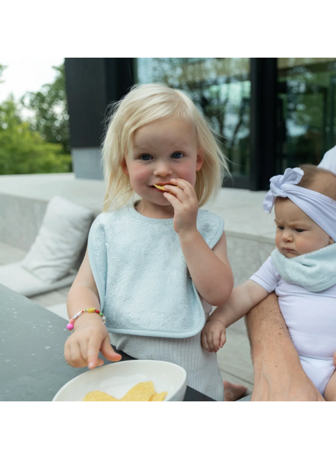 Bib (dubbel gelaagd) - Riviera Blue - Timboo