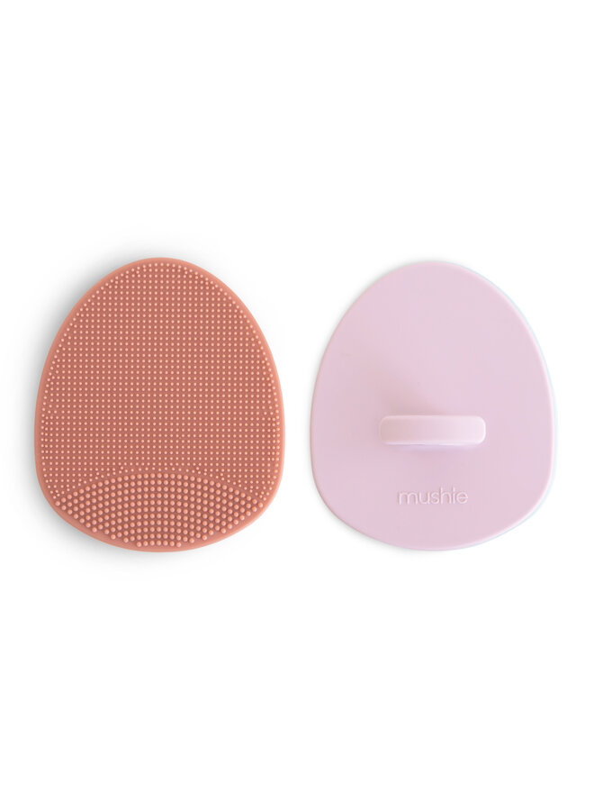 Cradle Cap Brush - Rose/Lila - Mushie