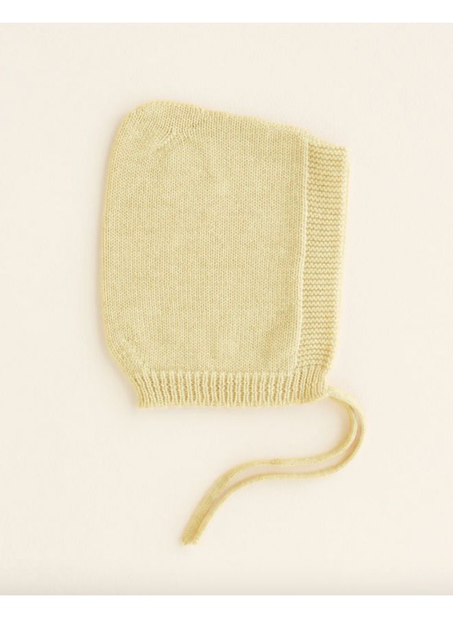 Pixie Bonnet Isidor - Light Yellow - M (4-12M) - HVID