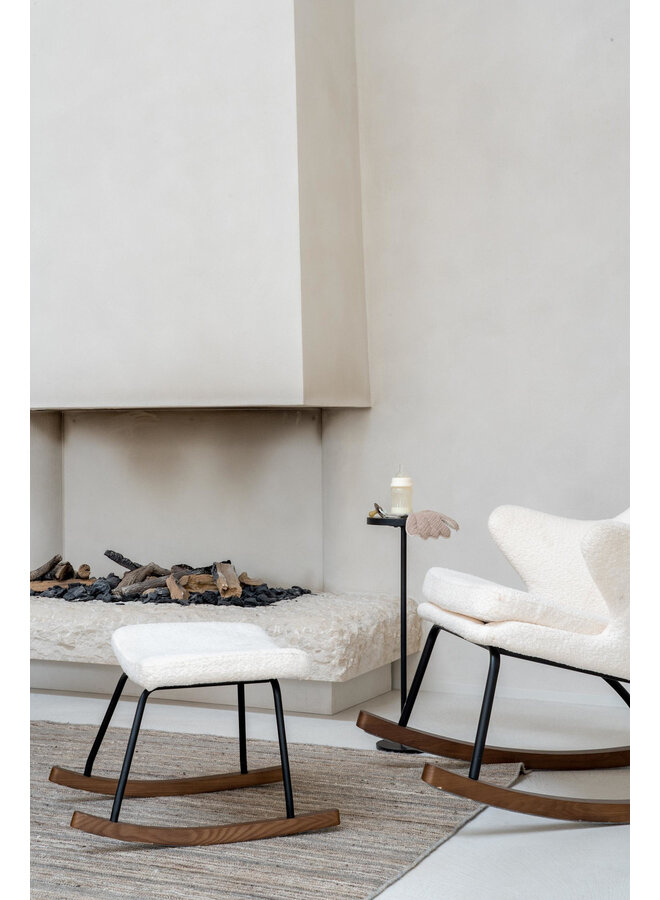 Hocker Rocker De Luxe - Bouclé - Cream - Quax