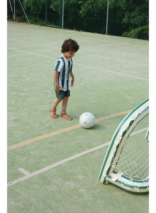 Inflatable Goal With Ball - Green Stripe - Konges Slojd