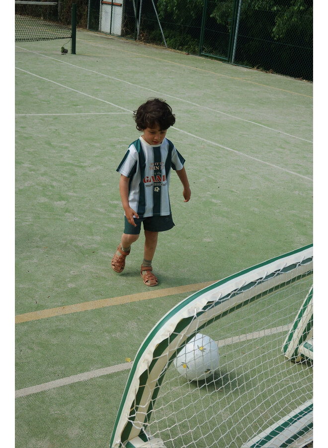Inflatable Goal With Ball - Green Stripe - Konges Slojd
