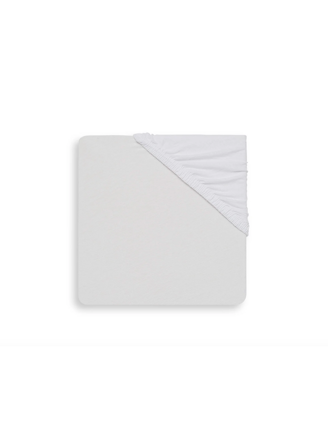 Hoeslaken Jersey Boxmatras 75x95 - White - Jollein