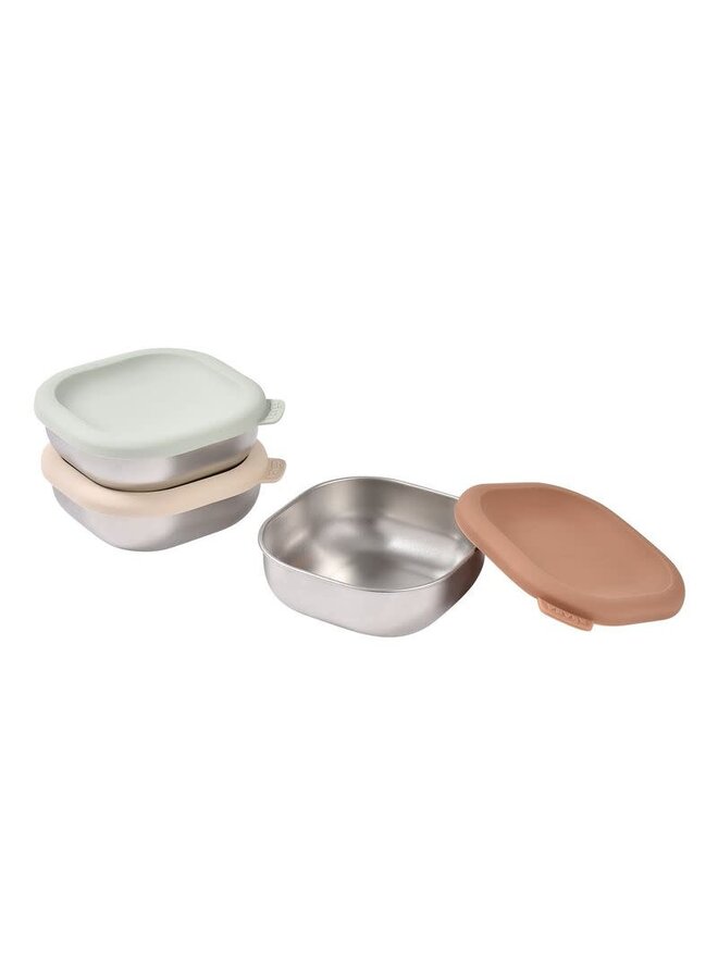 Maaltijddoosjes RVS - Natural - Beaba