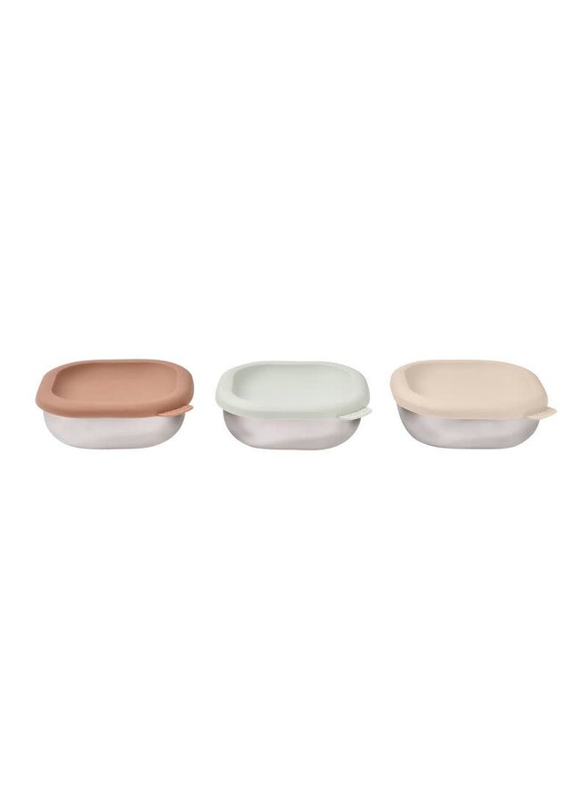 Maaltijddoosjes RVS - Natural - Beaba