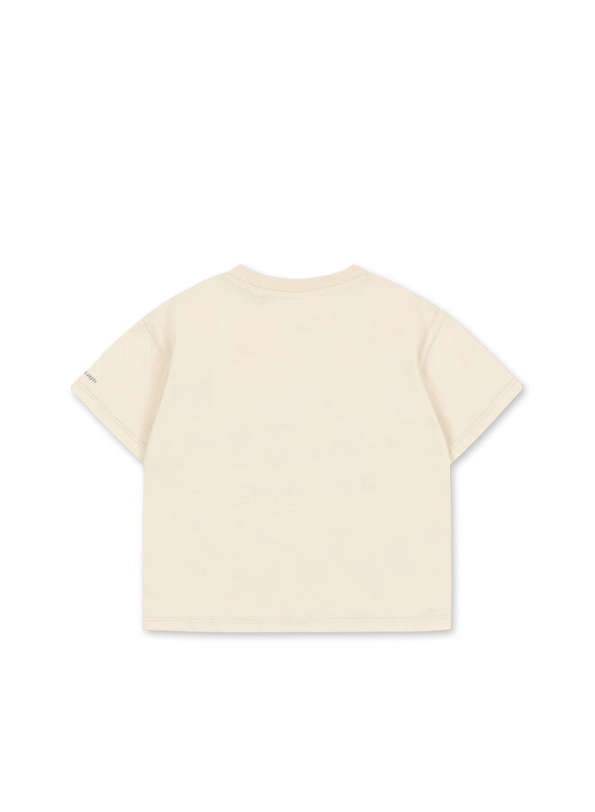 Famo Tee  - Almond Milk - Konges Slojd