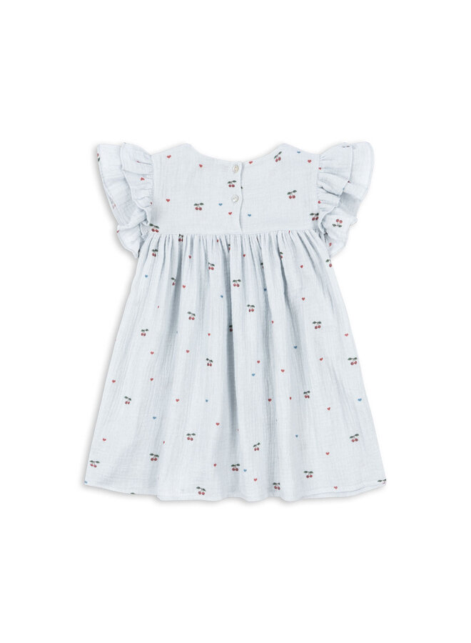 Coco Dress  - Cherry Blue Coeur - Konges Slojd