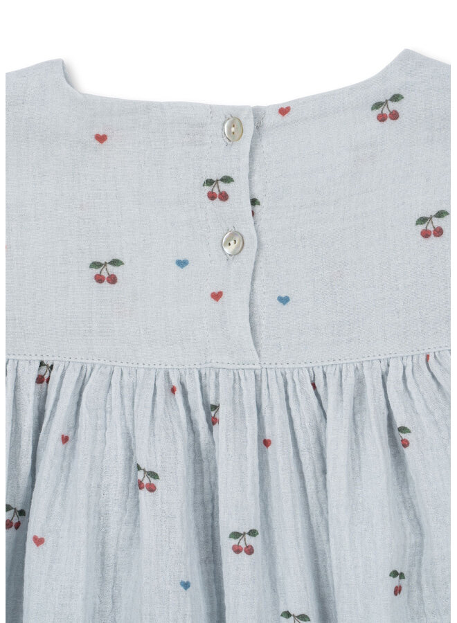 Coco Dress  - Cherry Blue Coeur - Konges Slojd