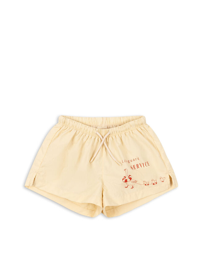 Pomio Short Swim Shorts  - Banana Crepe - Konges Slojd