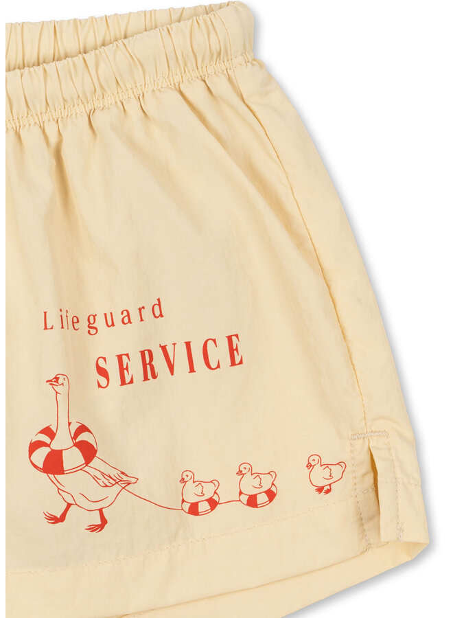 Pomio Short Swim Shorts  - Banana Crepe - Konges Slojd
