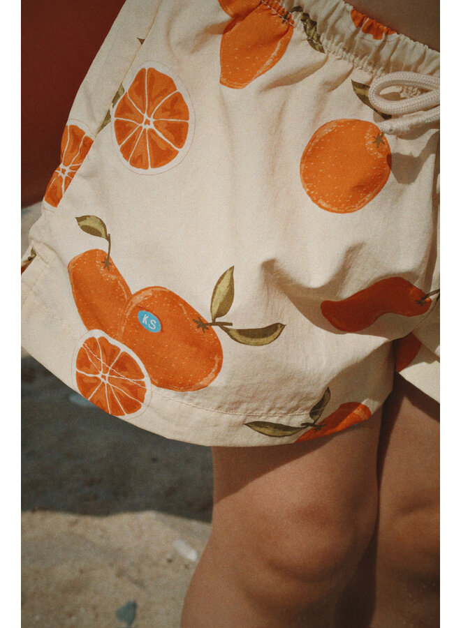 Pomio Short Swim Shorts  - Arancia Blu - Konges Slojd