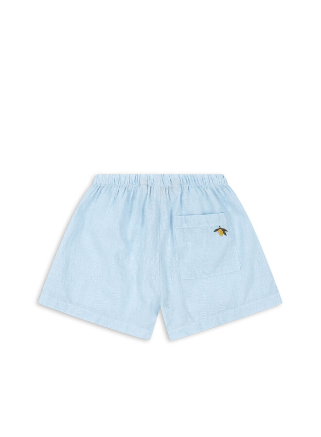 Fran Shorts  - Blue Check - Konges Slojd
