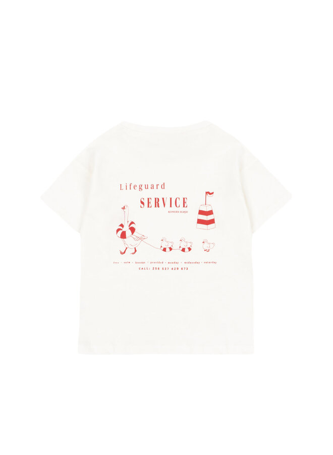Era Tee - Off White/Lifeguard Service - Konges Slojd