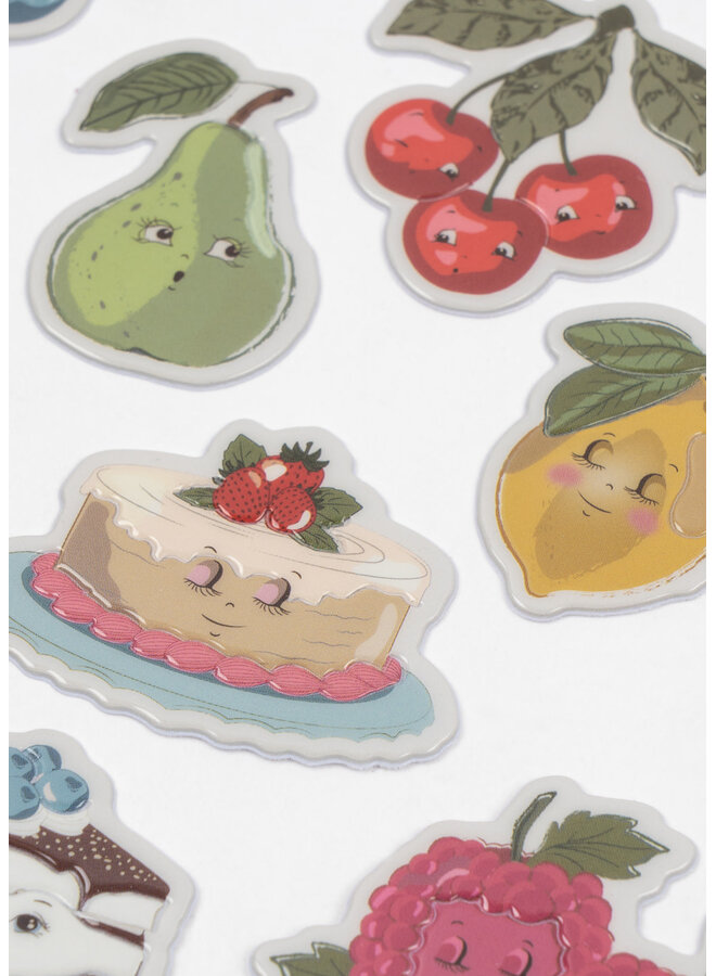 Puffy Stickers - Fruity - Konges Slojd