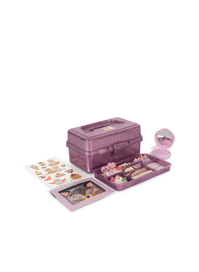 Glam Me Up Suitcase - Amour Pink - Konges Slojd