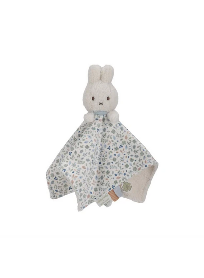 Knuffeldoekje Nijntje - Blauw Lucky Leaves - Little Dutch