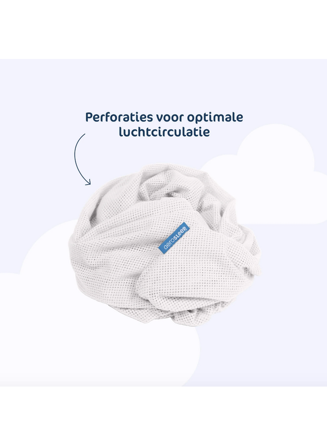 Hoeslaken 40x80 - Wit - Aerosleep