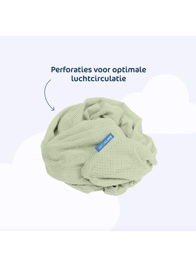 Hoeslaken Premium 60x120 - Olive - Aerosleep