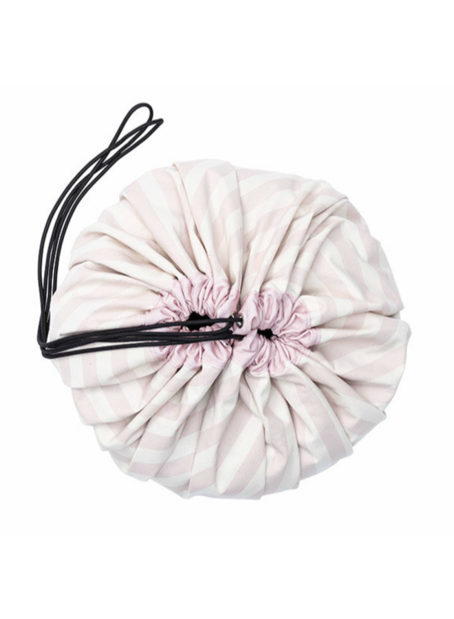Speelgoed Opbergzak  - Stripes Pink - Play & Go