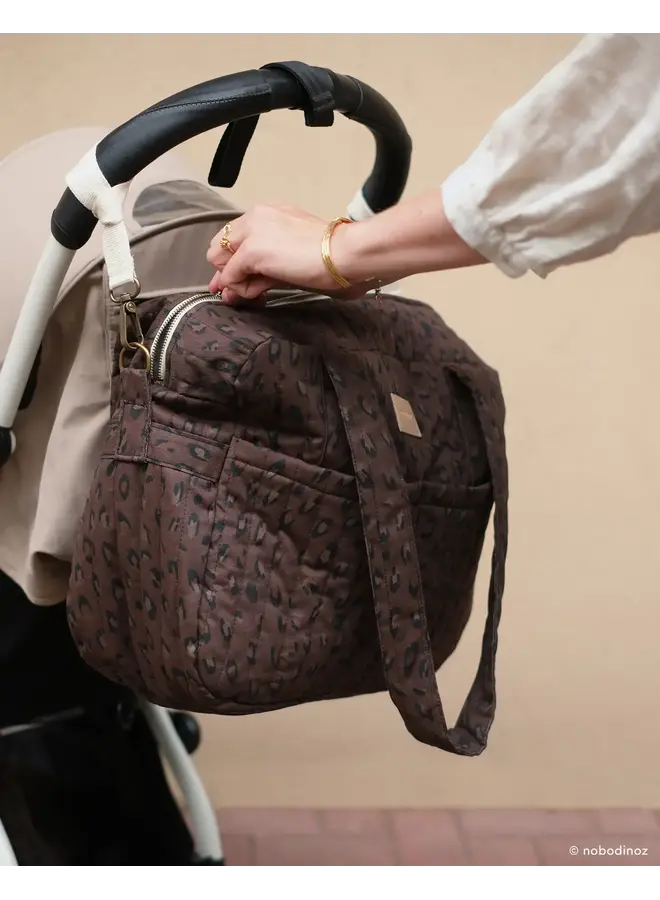 Waterproof Stroller Bag Hyde Park - Leonie Brown - Nobodinoz