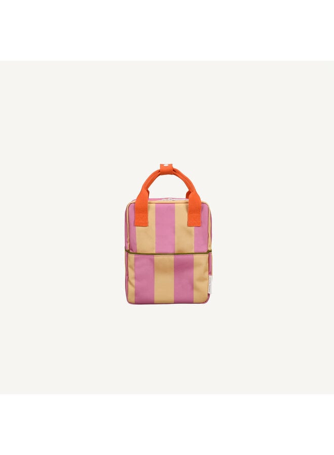 Rugzak Small - Stripes Rosebay Apple - Sticky Lemon