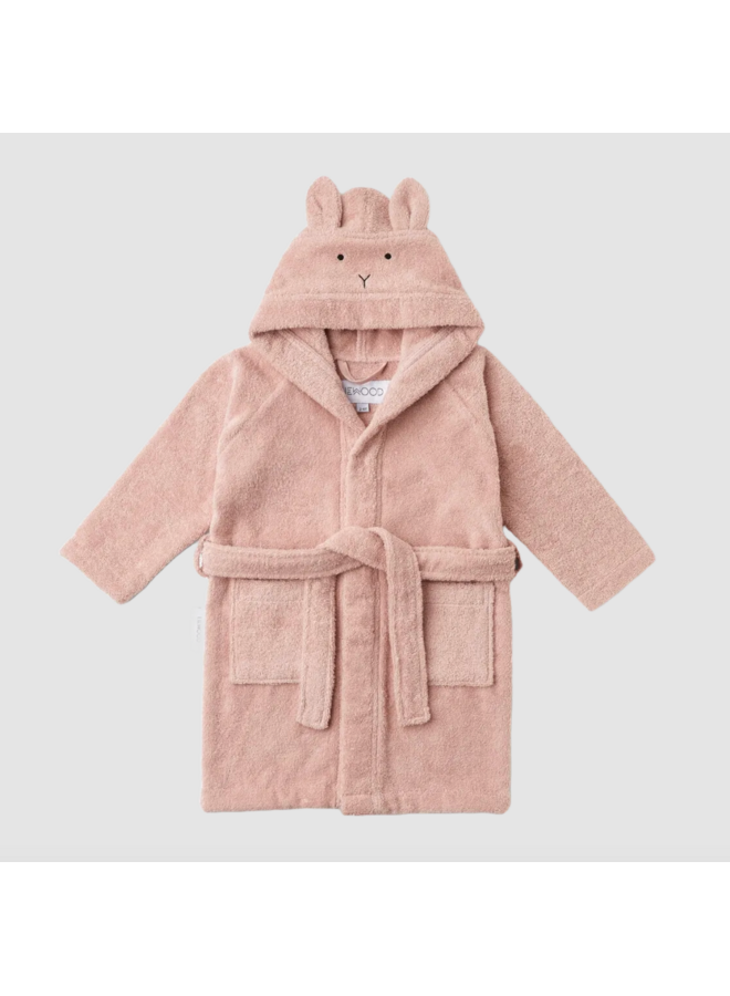 Lily Rabbit Bathrobe - Rose - Liewood