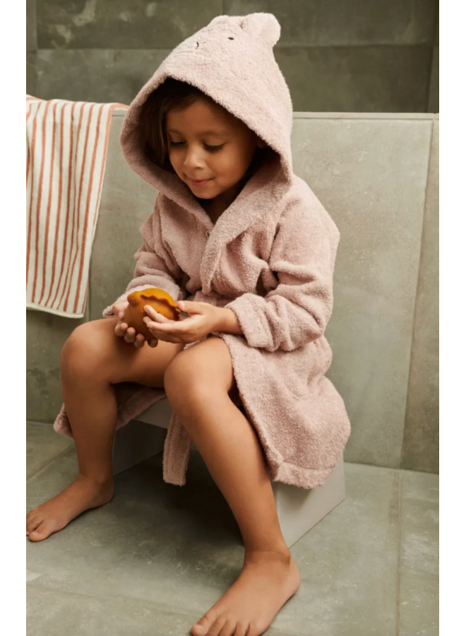 Lily Rabbit Bathrobe - Rose - Liewood