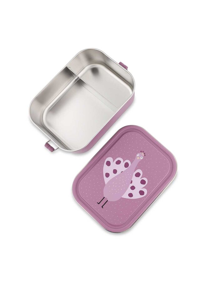 Lunch box large - Steel - Mrs. Peacock - Trixie