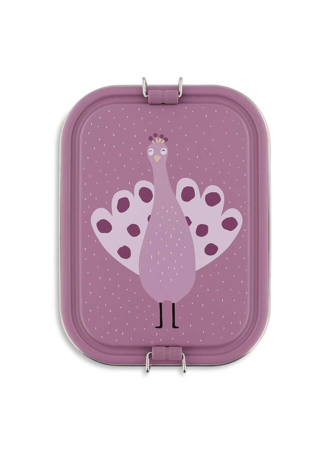 Lunch box large - Steel - Mrs. Peacock - Trixie
