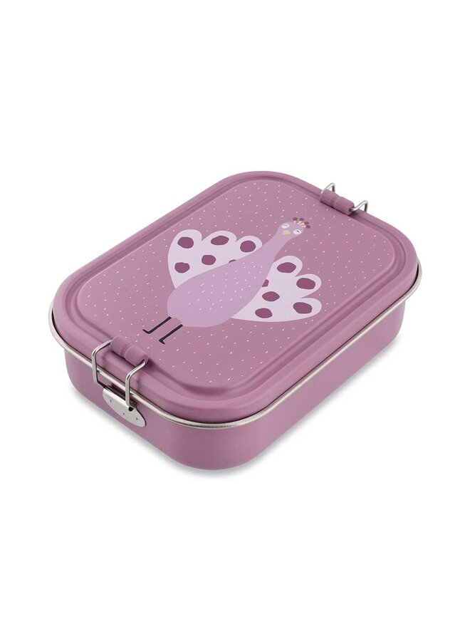 Lunch box large - Steel - Mrs. Peacock - Trixie