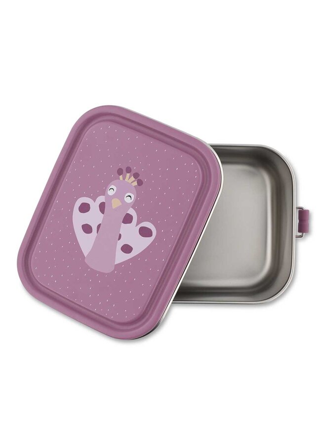 Lunch box small - Steel - Mrs. Peacock - Trixie