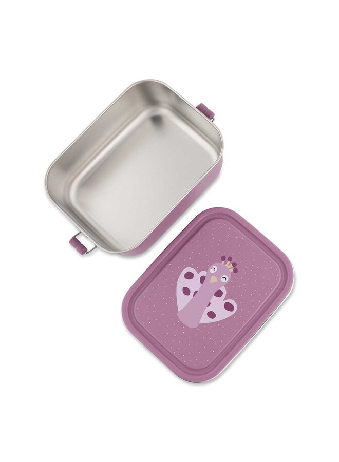Lunch box small - Steel - Mrs. Peacock - Trixie