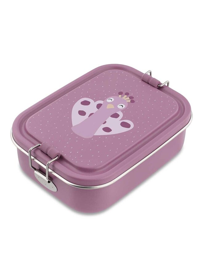 Lunch box small - Steel - Mrs. Peacock - Trixie