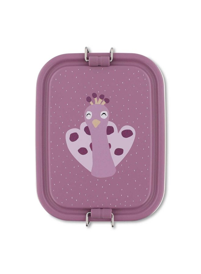 Lunch box small - Steel - Mrs. Peacock - Trixie