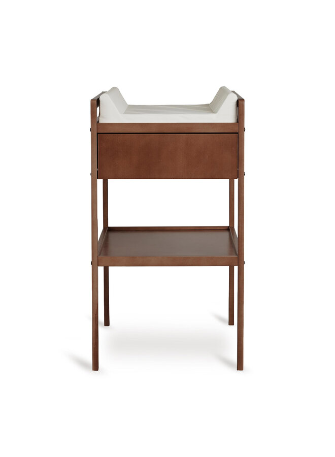Luiertafel Mori met lade - Walnut - Quax