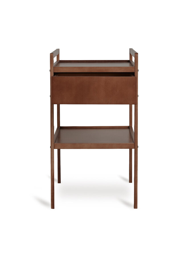 Luiertafel Mori met lade - Walnut - Quax