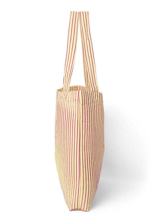 Mom Bag - Poplin Striped - Butter Yellow - Studio Noos