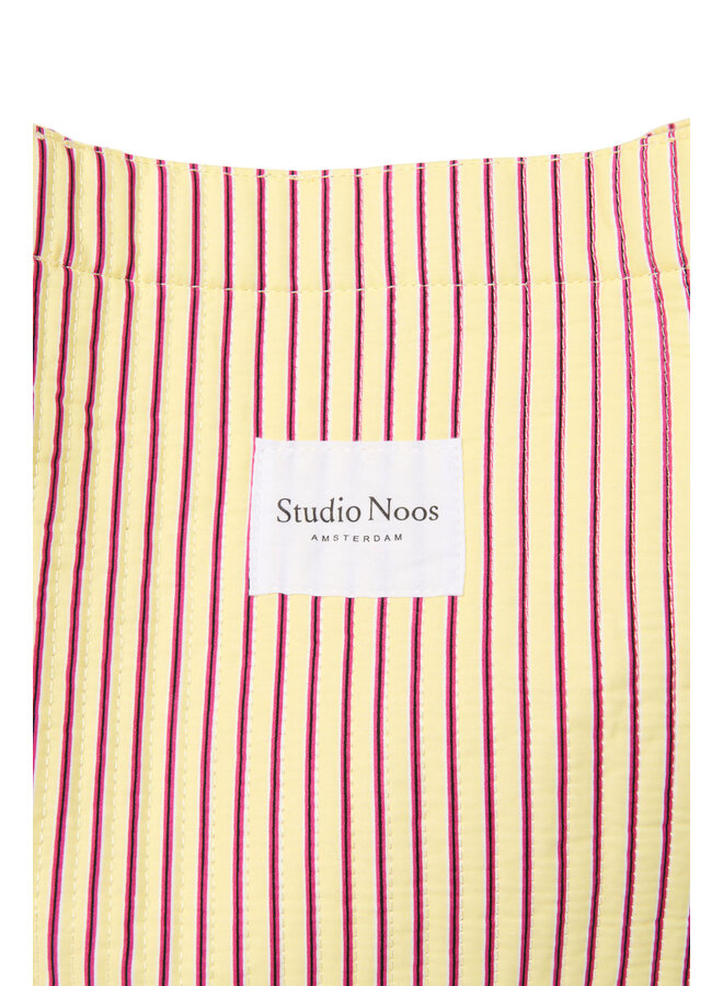 Mom Bag - Poplin Striped - Butter Yellow - Studio Noos