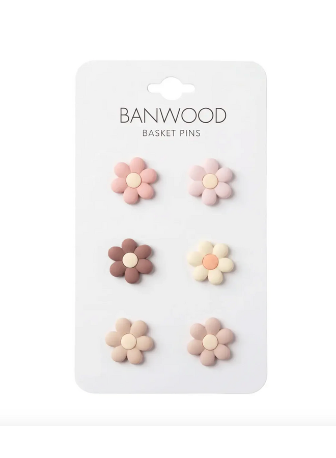 Fietsmandje Pins - Flowers - Banwood