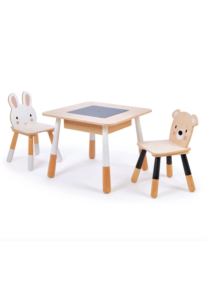 Set Kindertafel & Stoelen - Forest - Tender Leaf